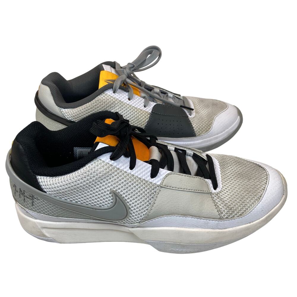 Nike Ja 1 Low Top Shoes Men's 9.5 White Grey Basketball Shoes DR8785-100